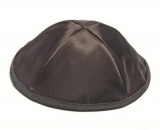 Black Satin Kippah